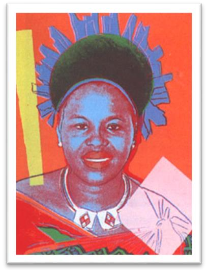 Andy Warhol - Queen Ntombi